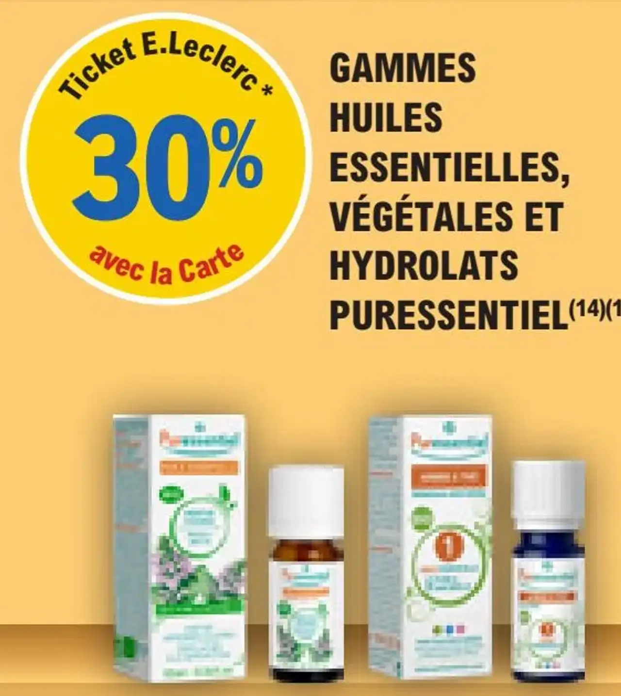 GAMMES HUILES ESSENTIELLES, VÉGÉTALES ET HYDROLATS PURESSENTIEL(14)(15)