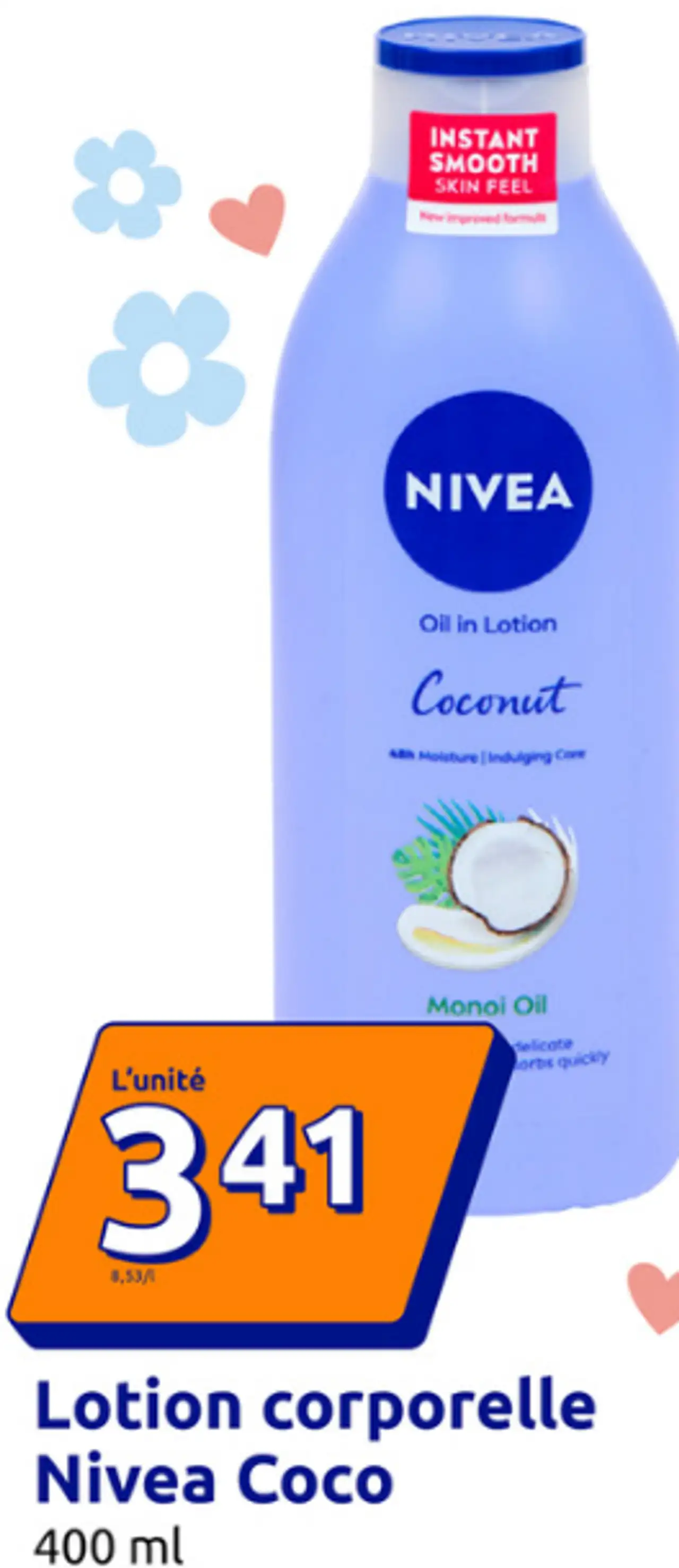 Lotion corporelle Nivea Coco