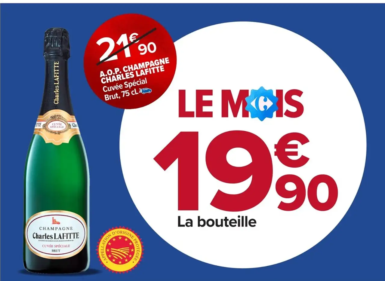 A.O.P. CHAMPAGNE CHARLES LAFITTE Cuvée Spécial Brut, 75 cl