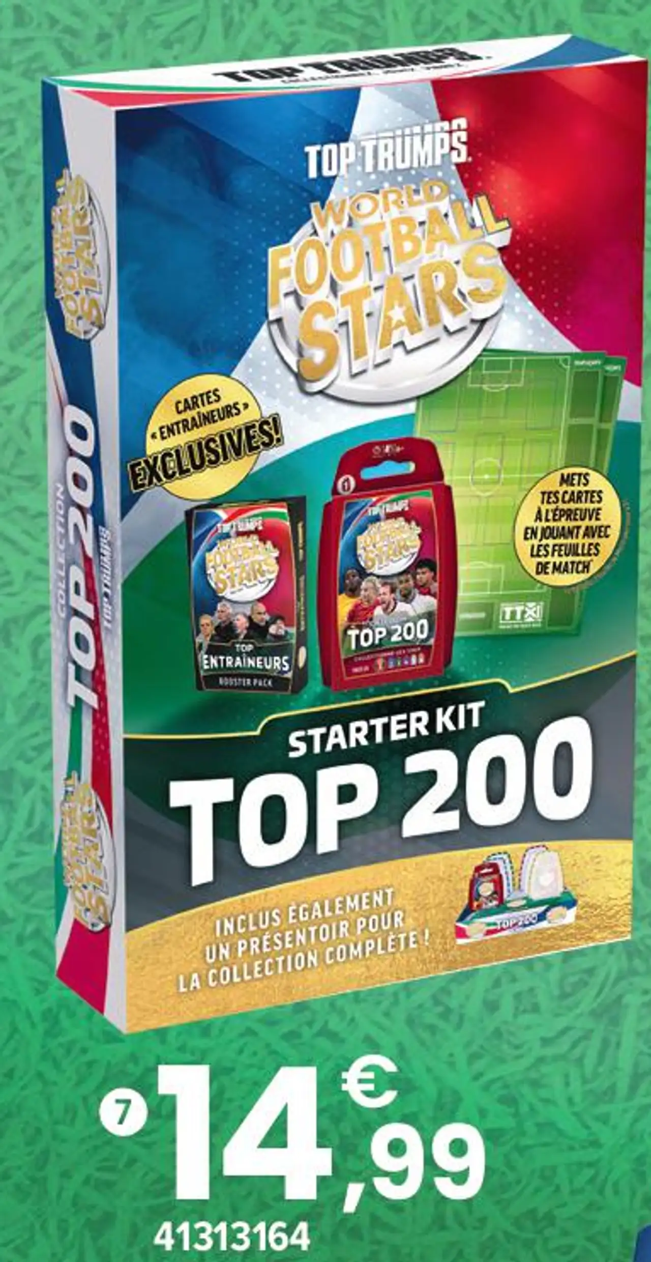 TOP TRUMPS WORLD FOOTBALL STARS - TOP 200 STARTER KIT NOUVELLE ÉDITION