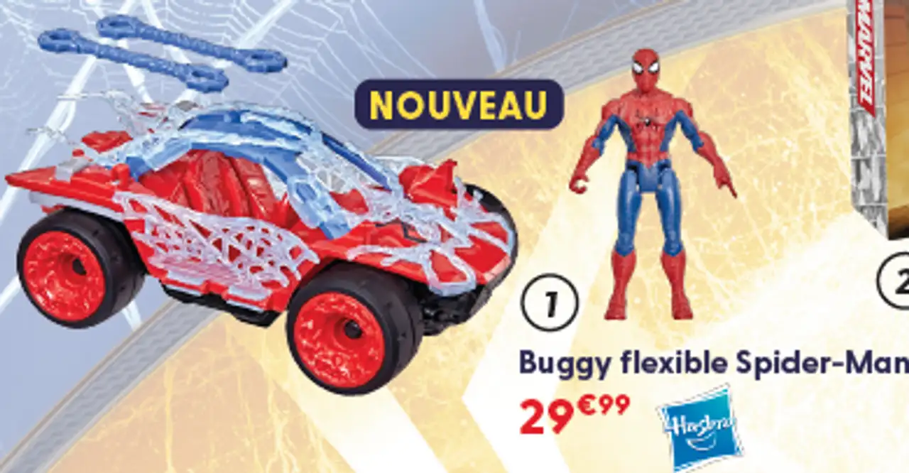 Buggy flexible Spider-Man