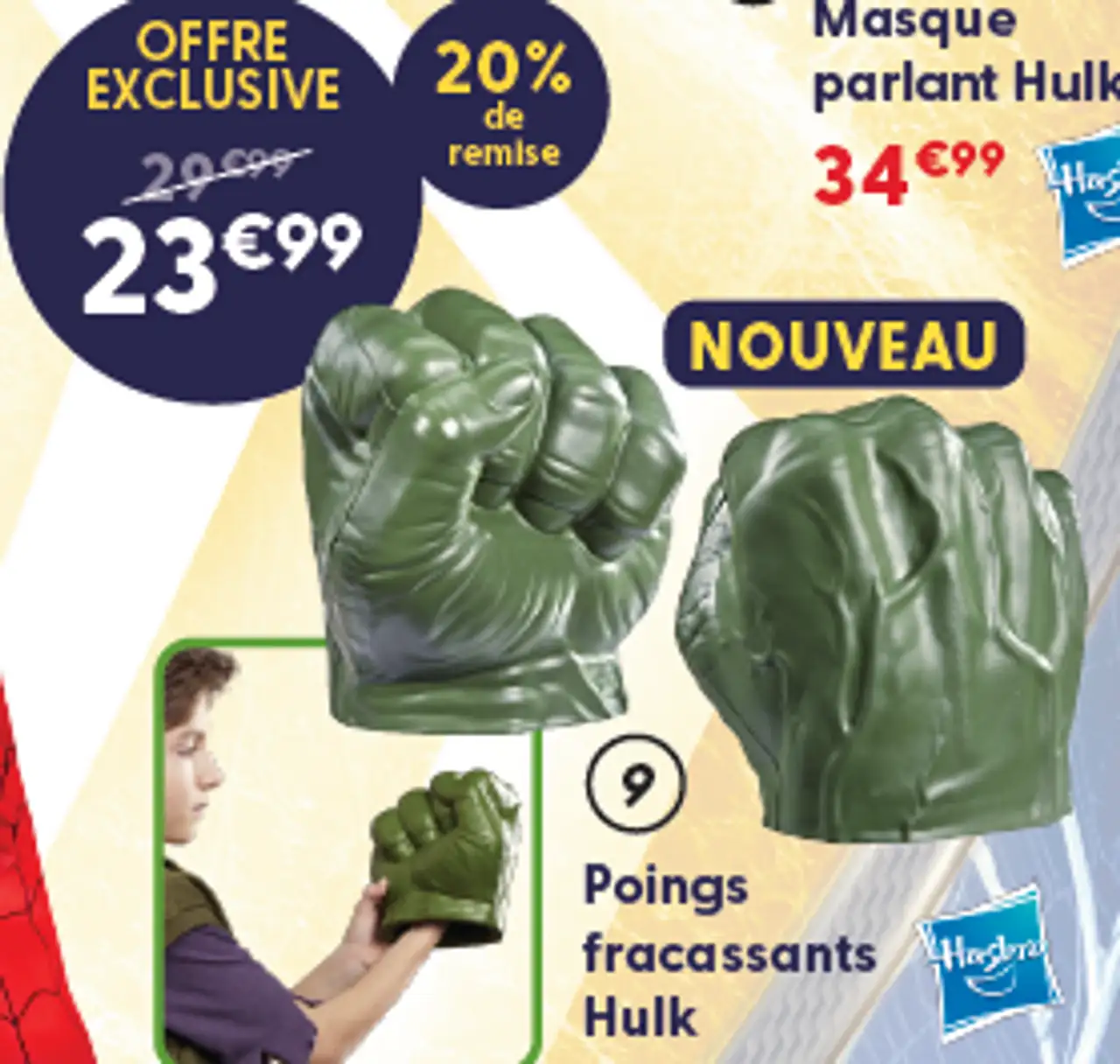 Poings fracassants Hulk23.99