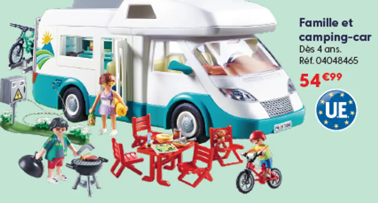 Famille et camping-car Playmobil