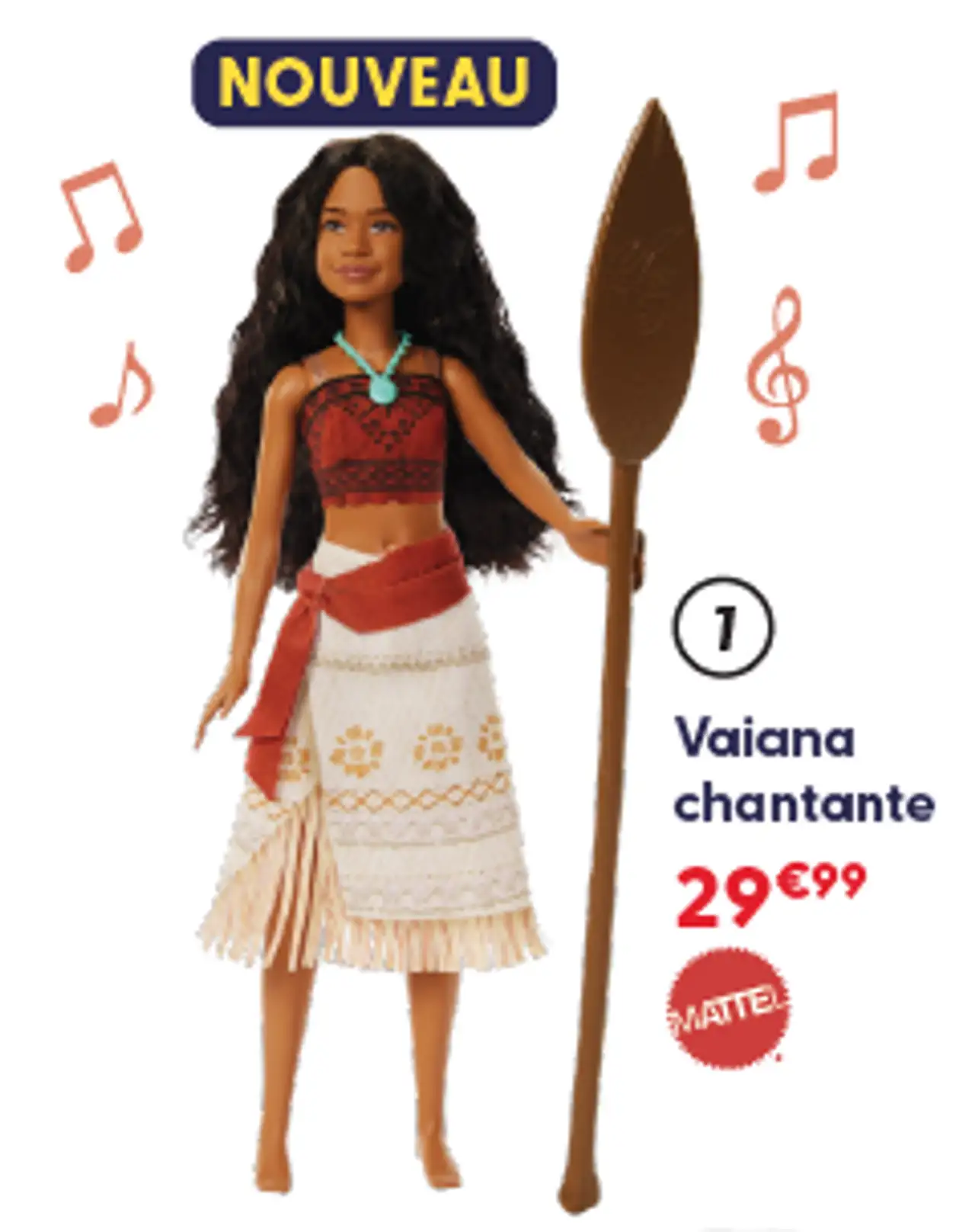 Vaiana chantante MATTEL