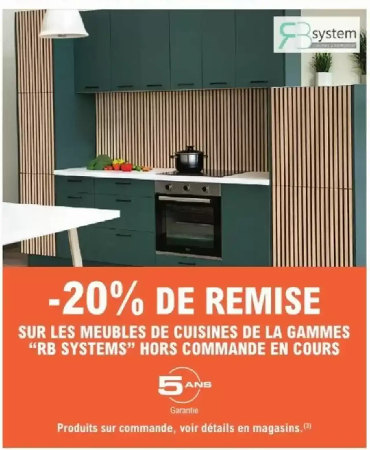 Meubles de cuisines de la gammes "RB SYSTEMS"