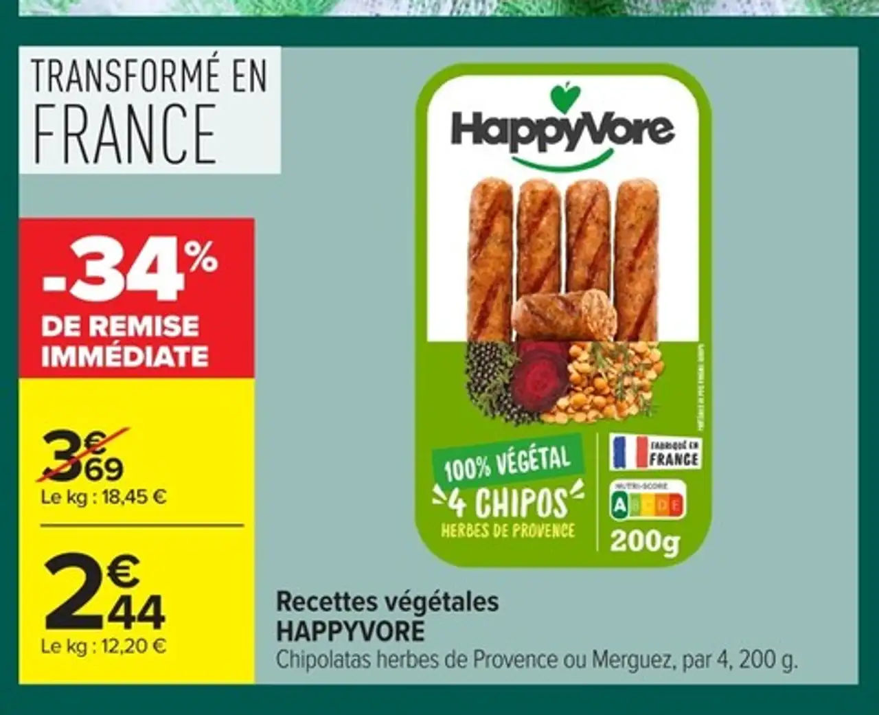 Recettes végétales HAPPYVORE