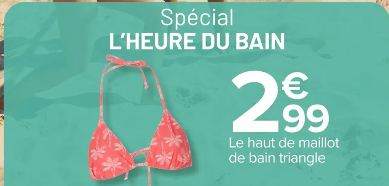 Tex Le haut de maillot de bain triangle