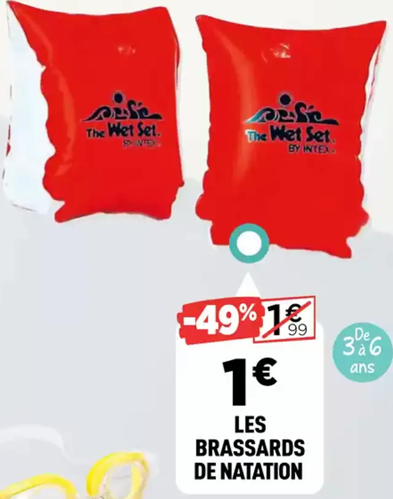 LES BRASSARDS DE NATATION