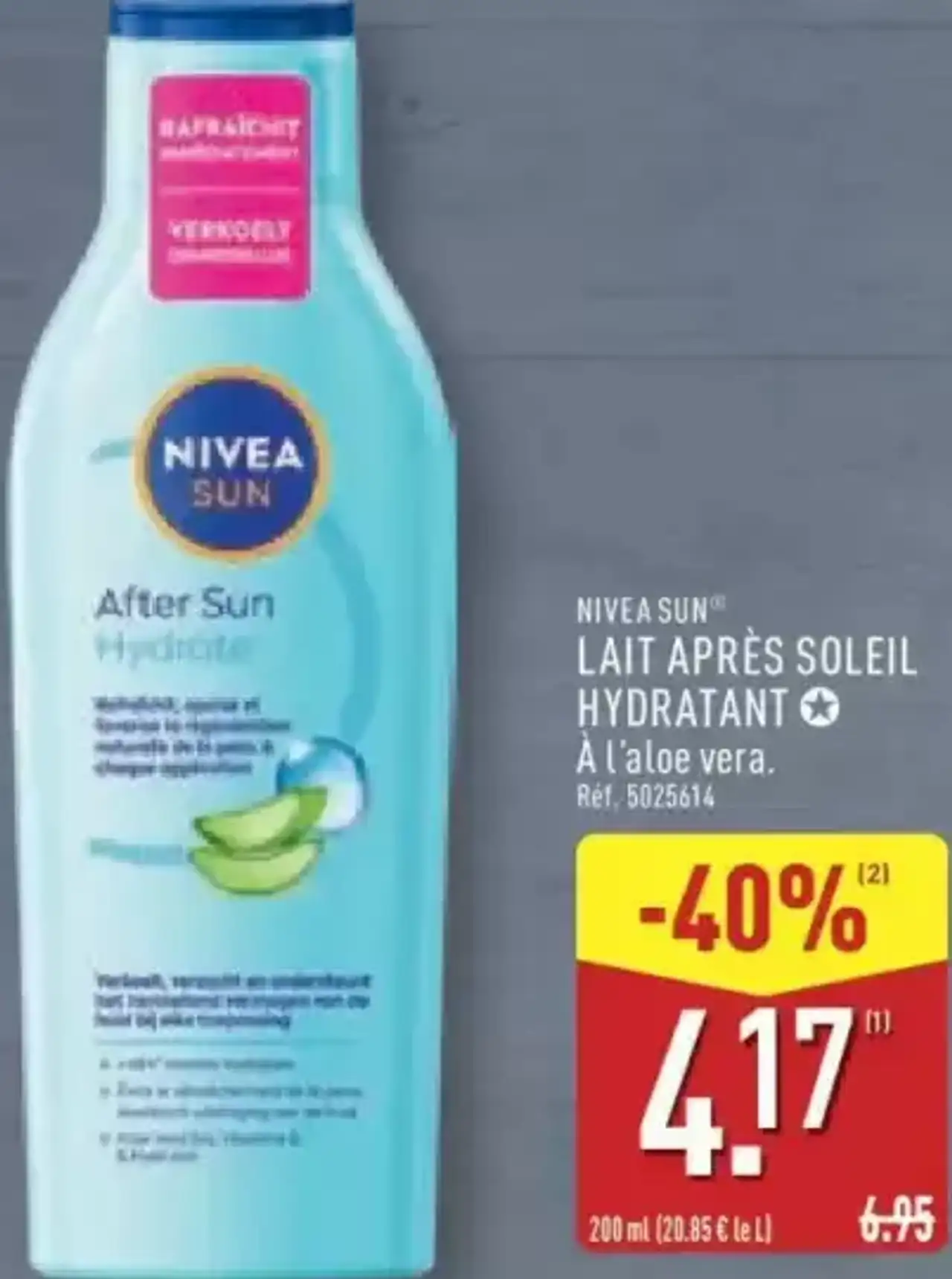 NIVEA SUN® LAIT APRÈS SOLEIL HYDRATANT À l'aloe vera