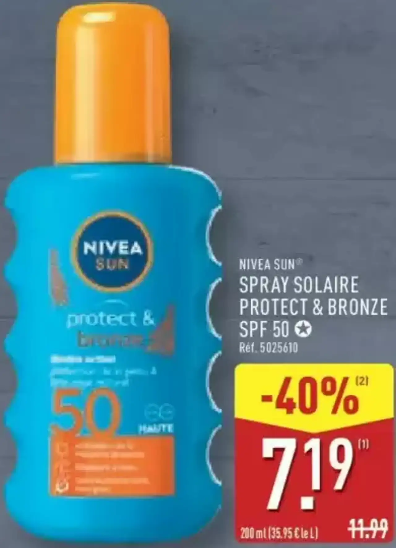 NIVEA SUN® SPRAY SOLAIRE PROTECT & BRONZE SPF 50