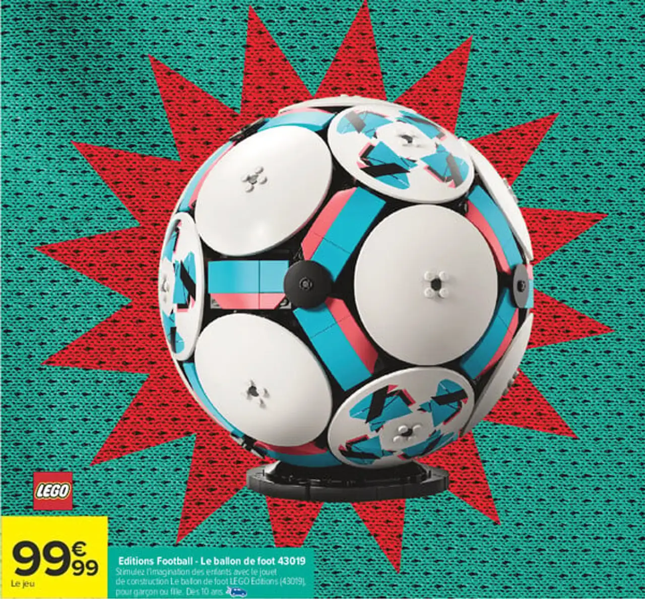 Editions Football - Le ballon de foot 43019 LEGO