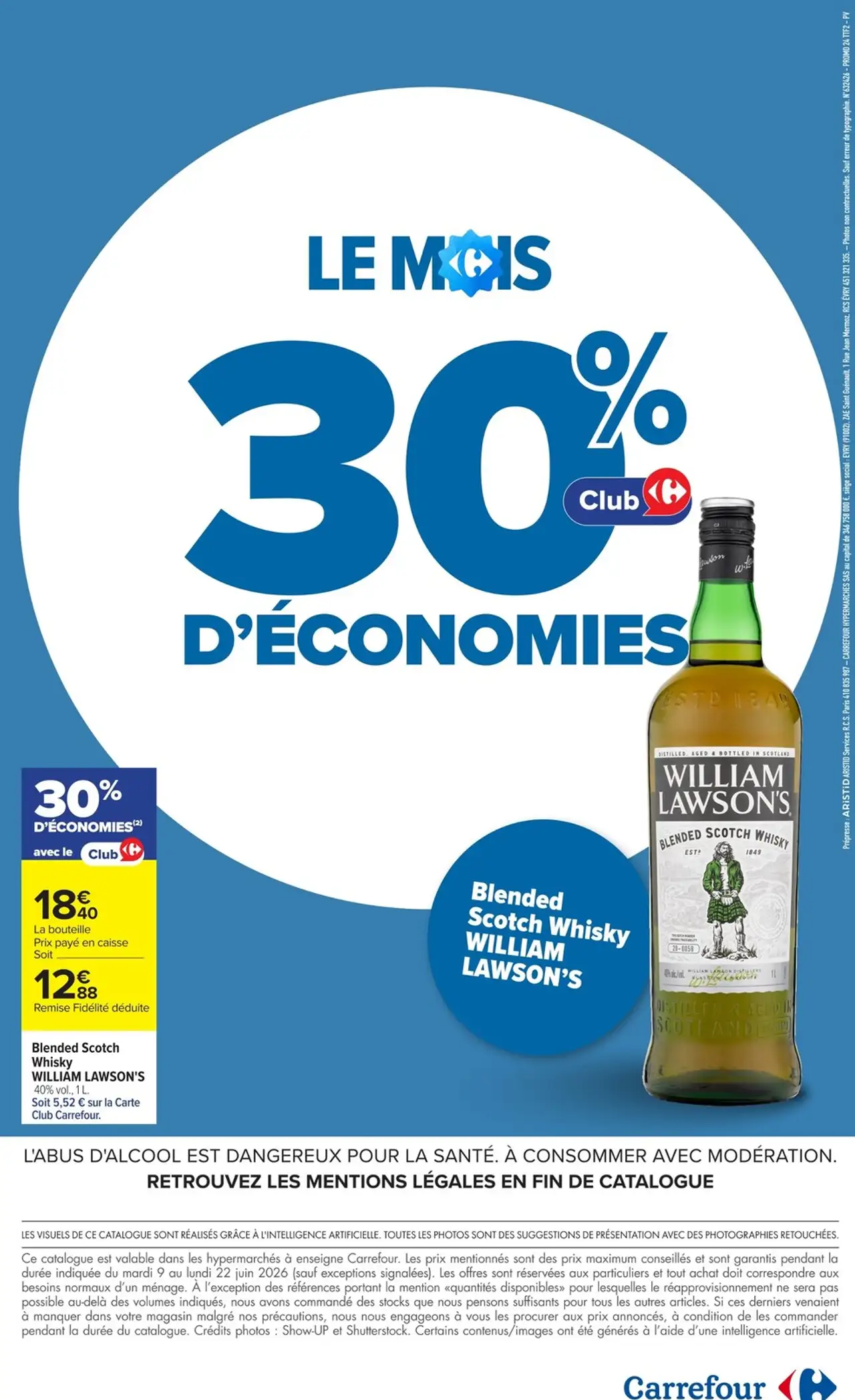 WILLIAM LAWSON'S Blended Scotch Whisky