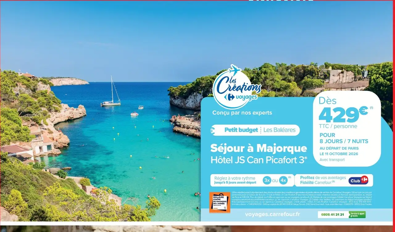 Séjour à Majorque Hôtel JS Can Picafort 3*