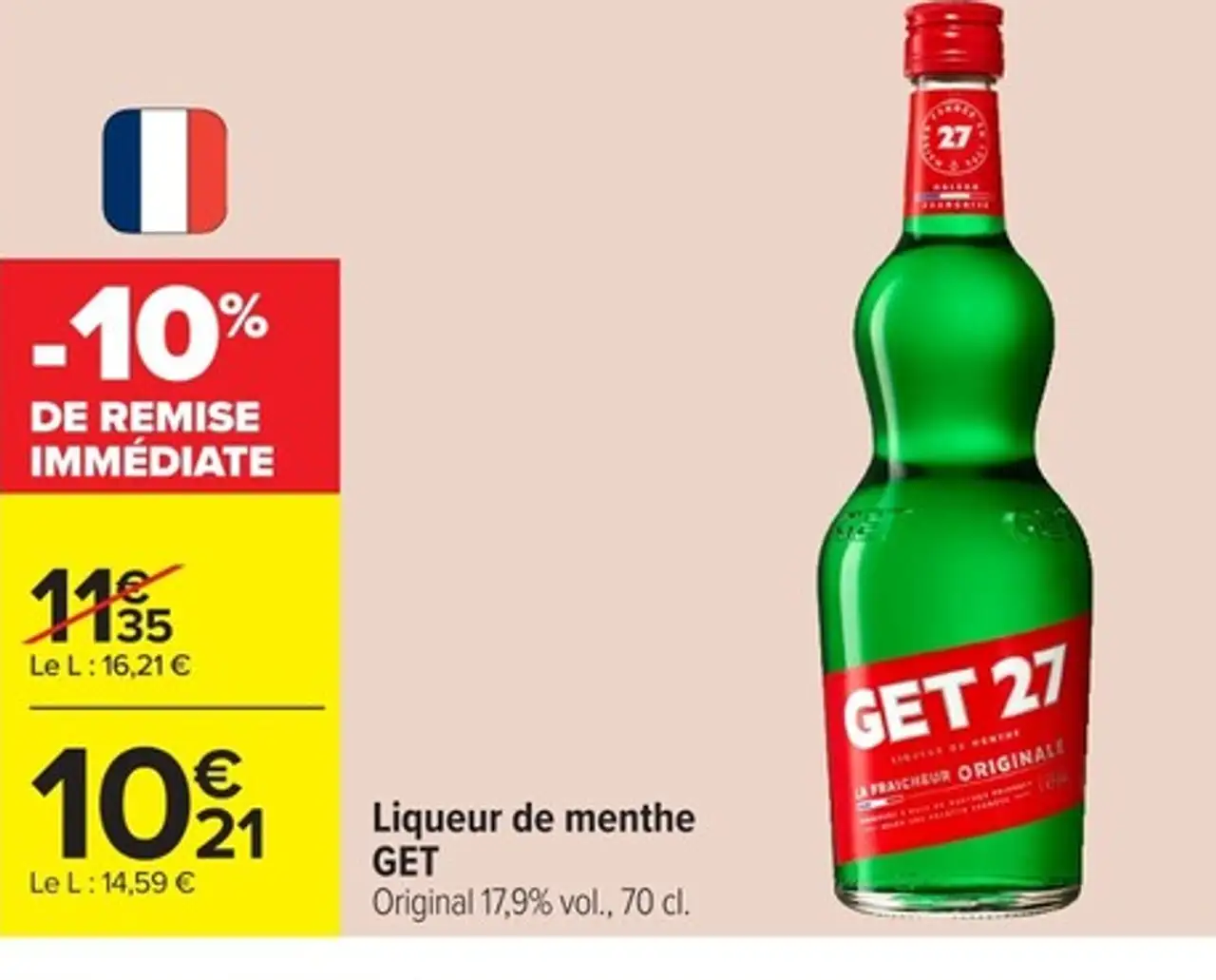 Liqueur de menthe GET Original