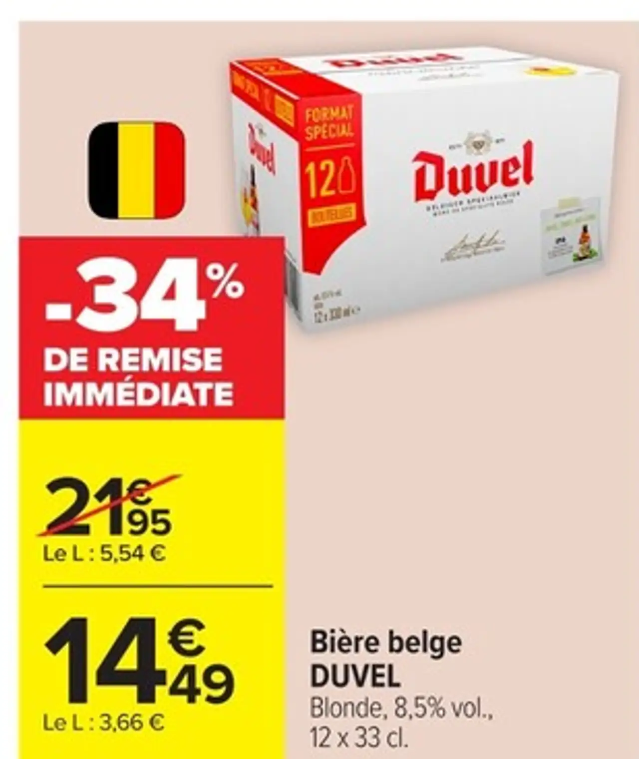 Bière belge DUVEL