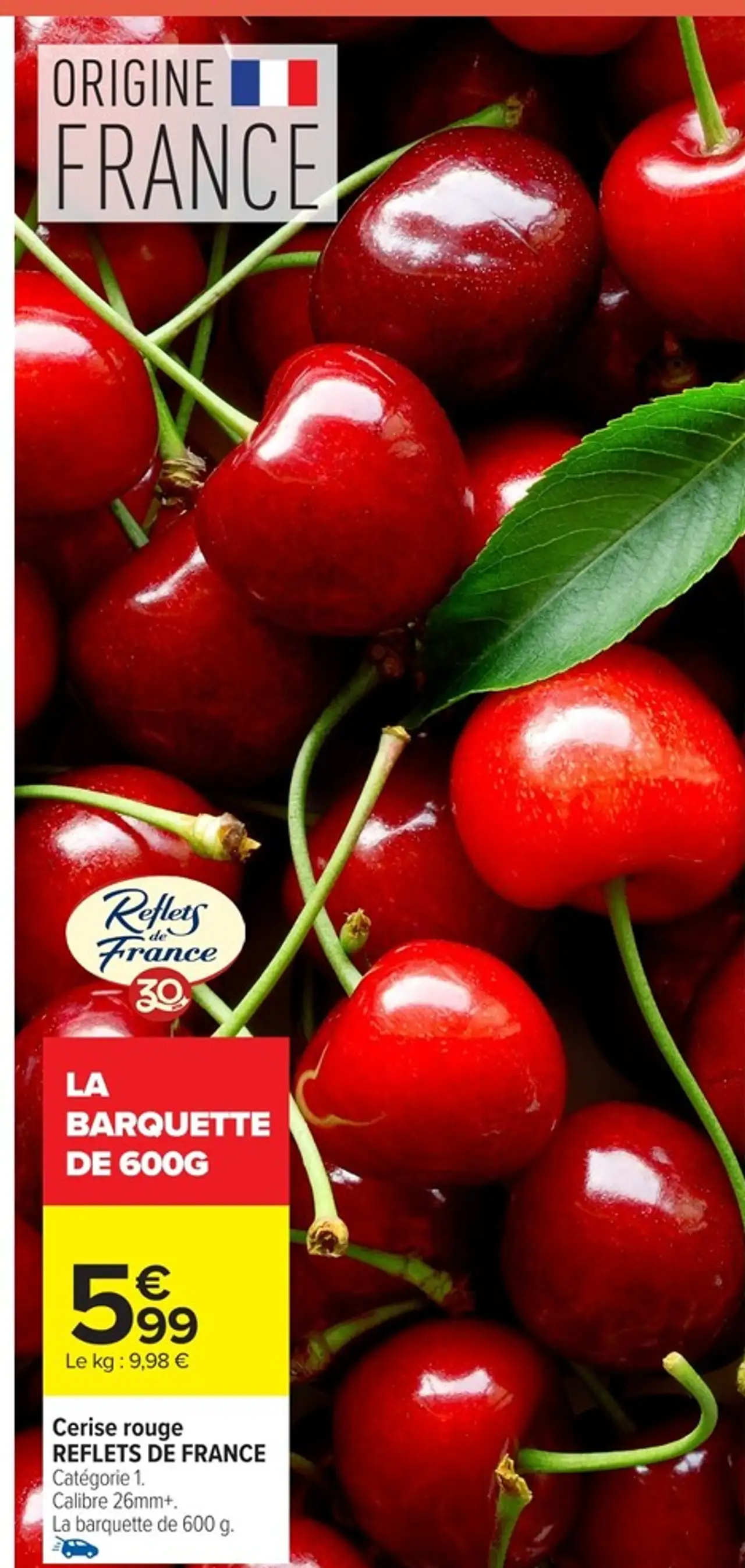 Cerise rouge REFLETS DE FRANCE