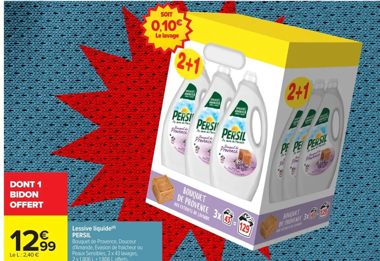 Persil Lessive liquide Bouquet de Provence