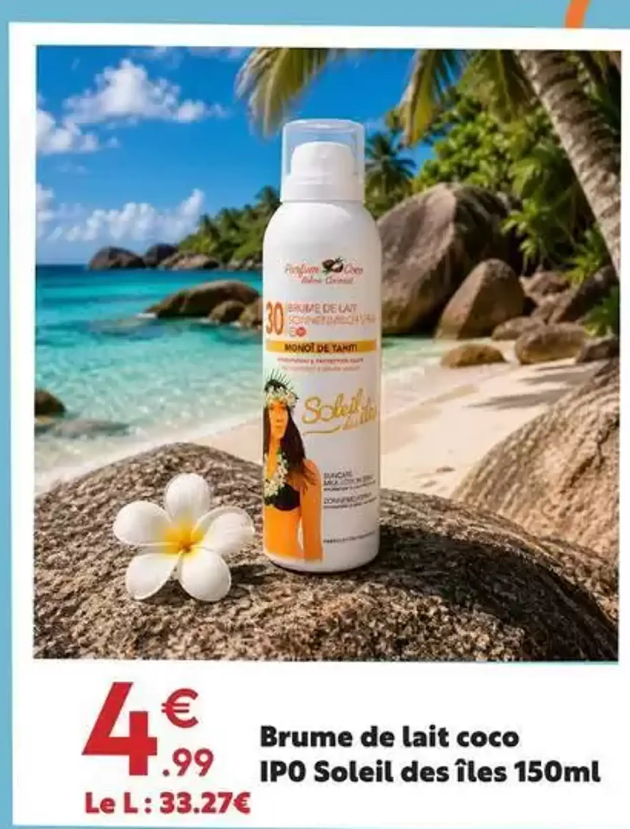 Brume de lait coco IPO Soleil des îles 150ml