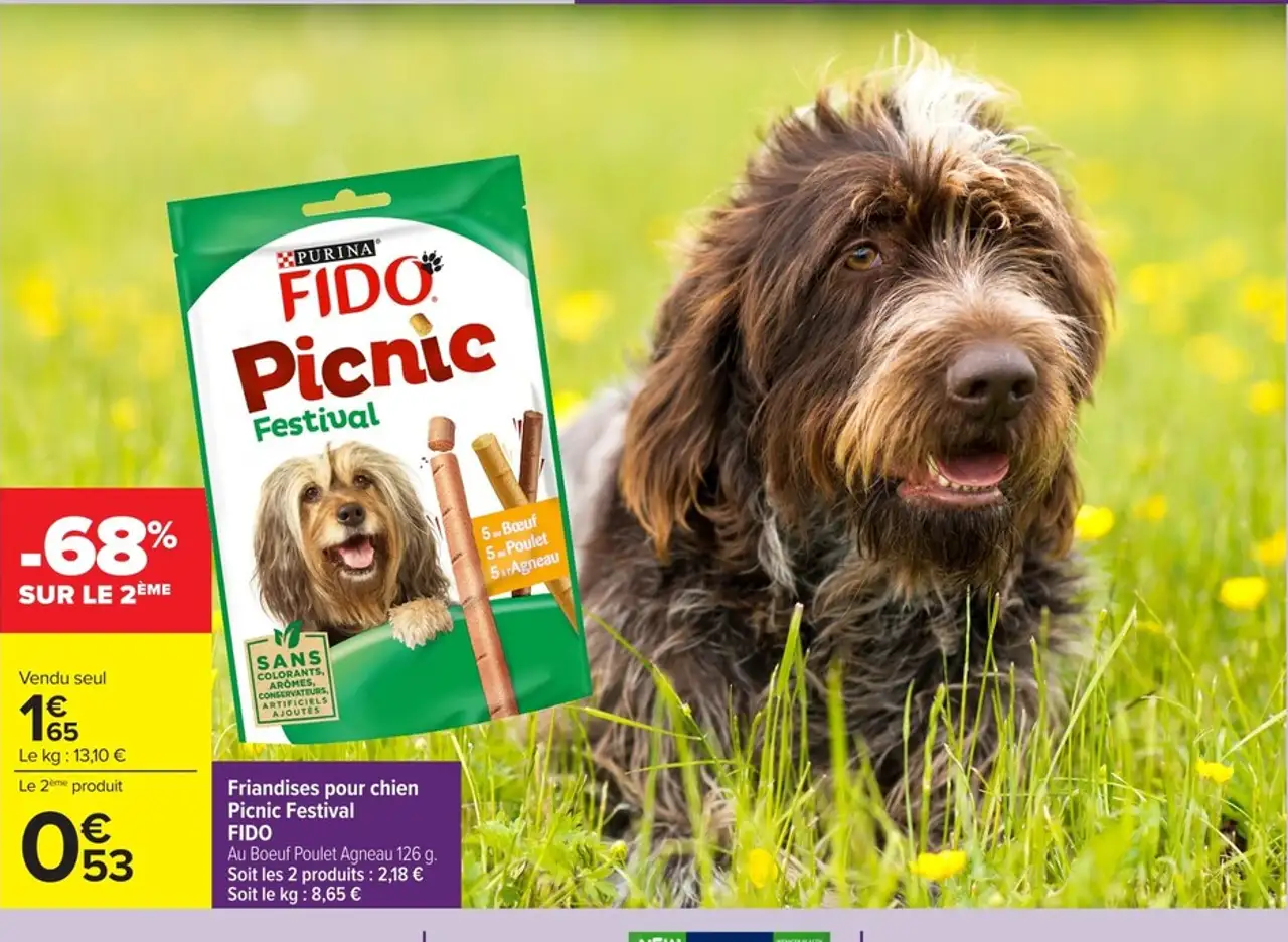 Friandises pour chien Picnic Festival FIDO