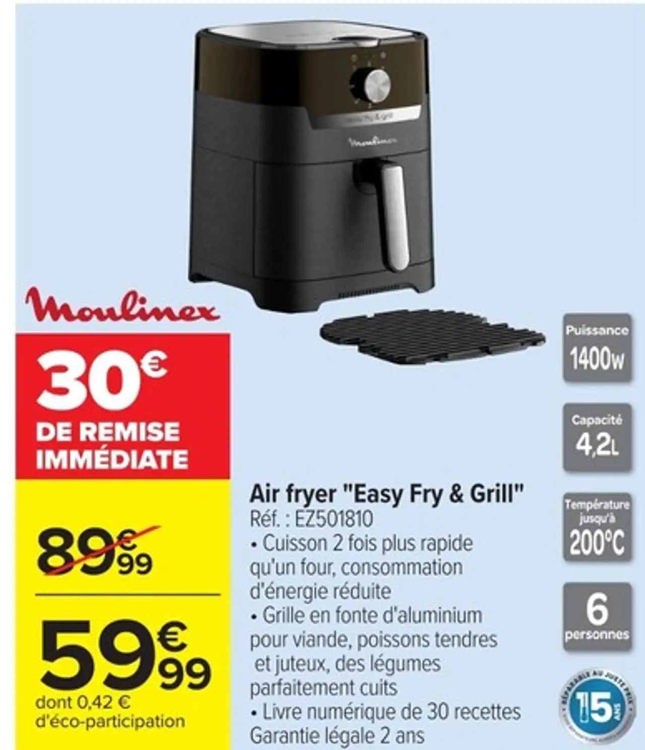 Moulinex Air fryer "Easy Fry & Grill"