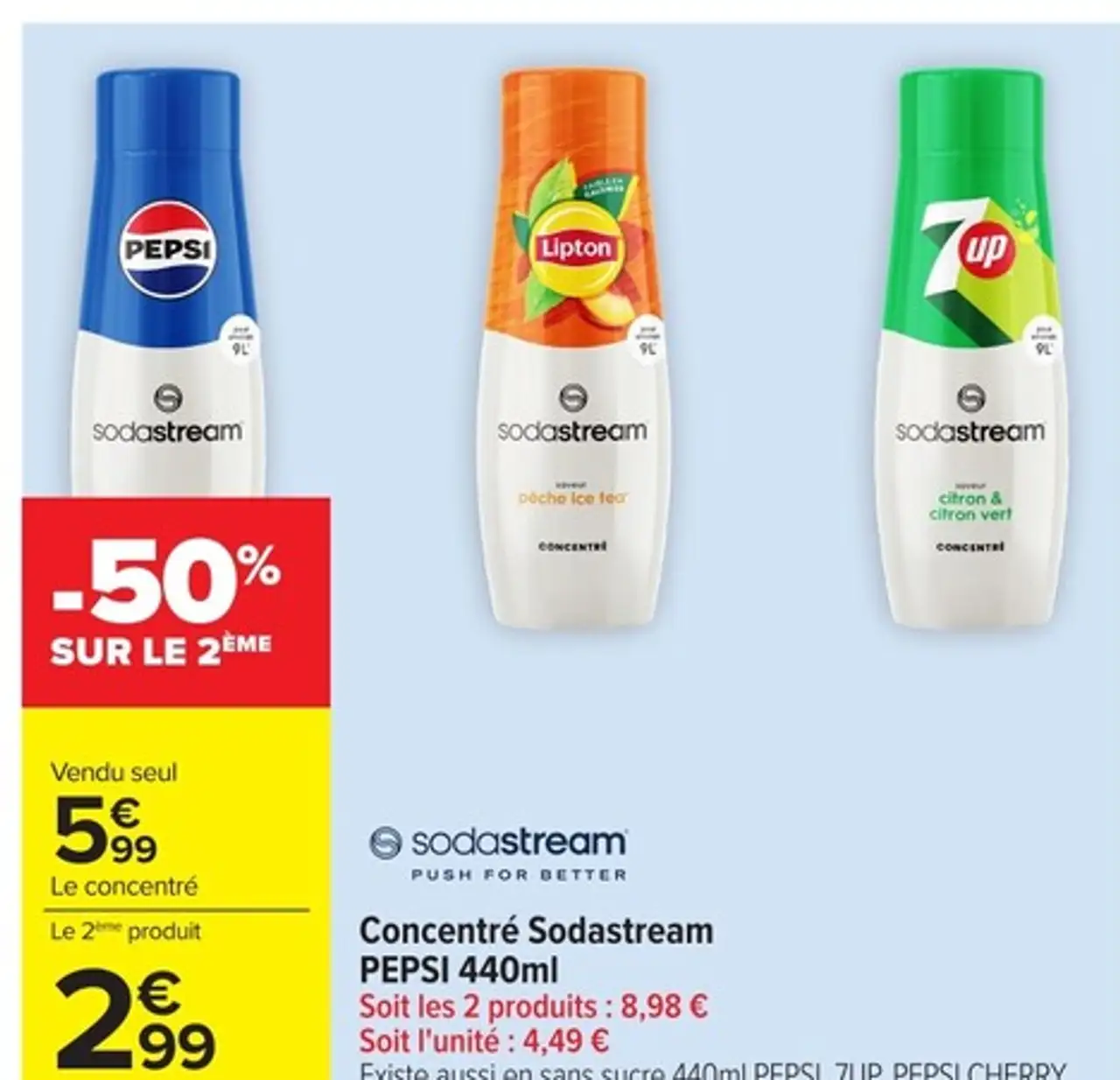 Sodastream Concentré Pepsi 440ml
