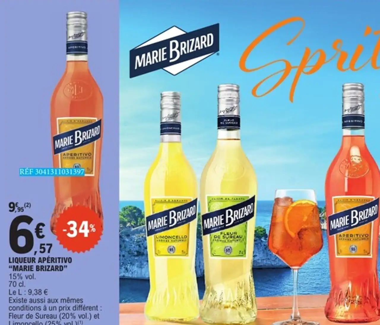 Liqueur Apéritivo "Marie Brizard"