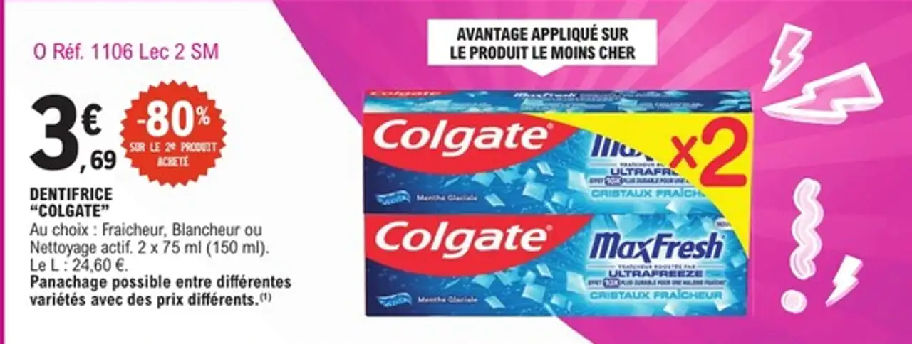 DENTIFRICE "COLGATE"