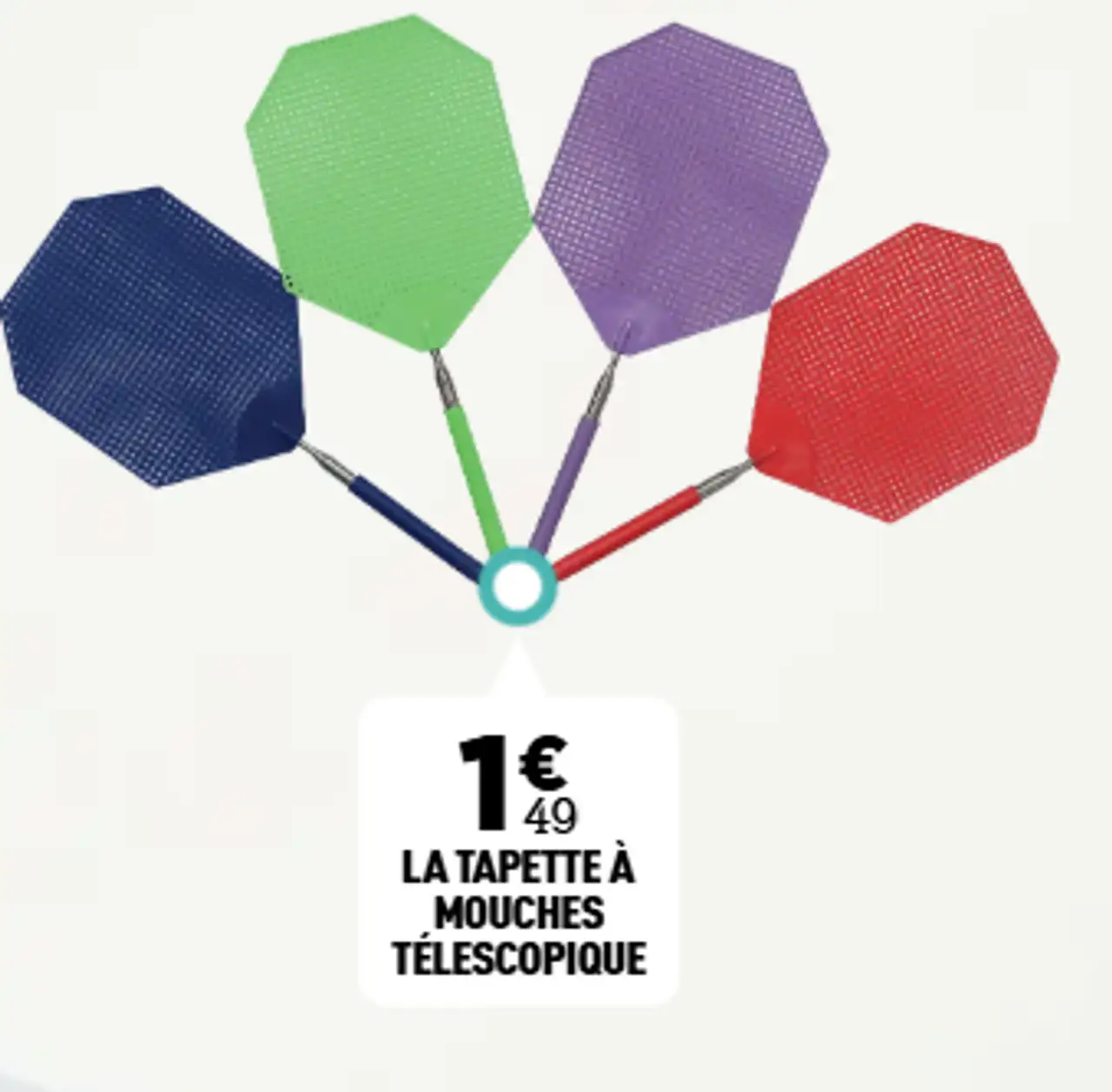La tapette à mouches télescopique