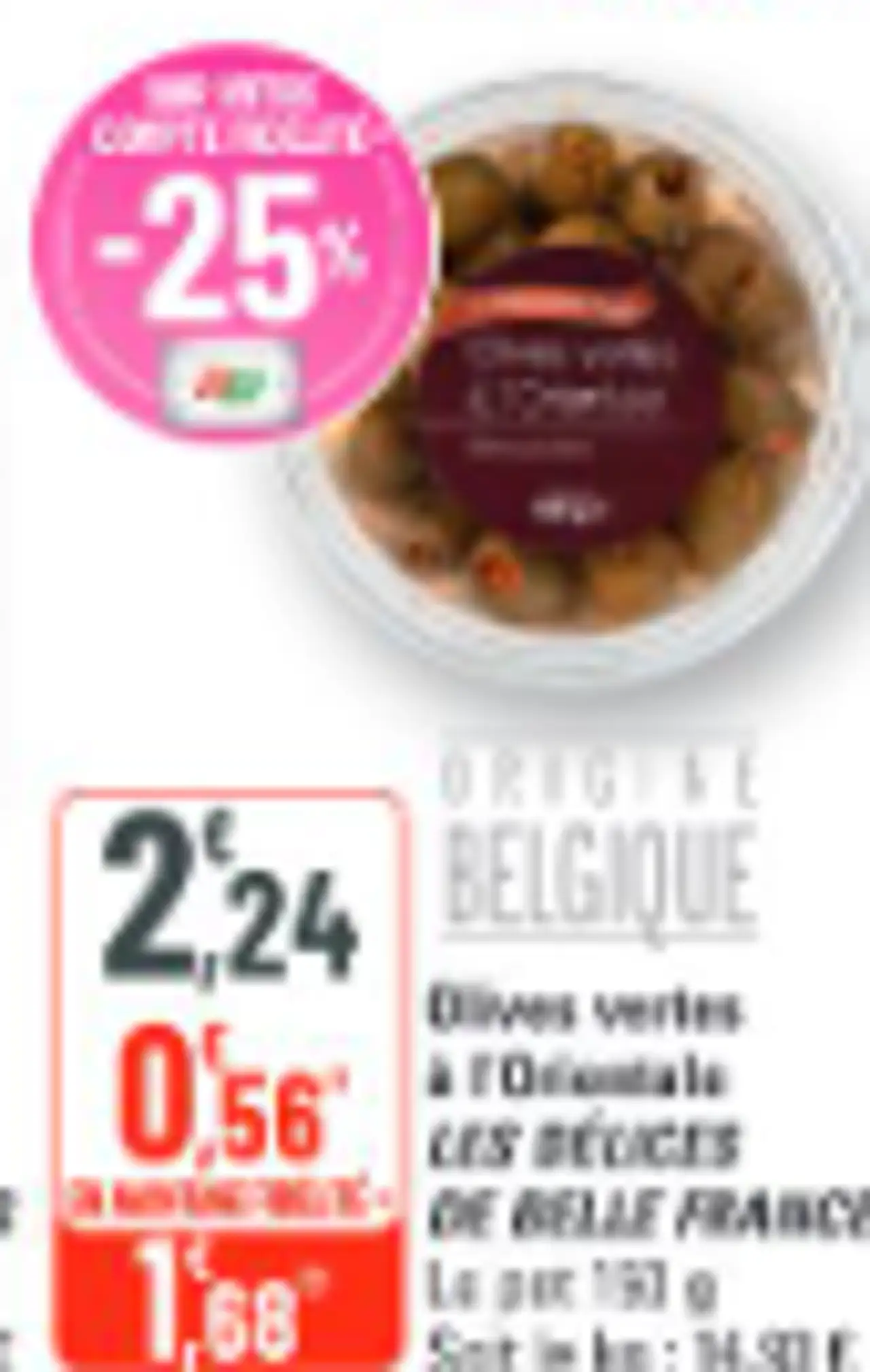 Olives vertes à l'Orientale LES DÉLICES DE BELLE FRANCE