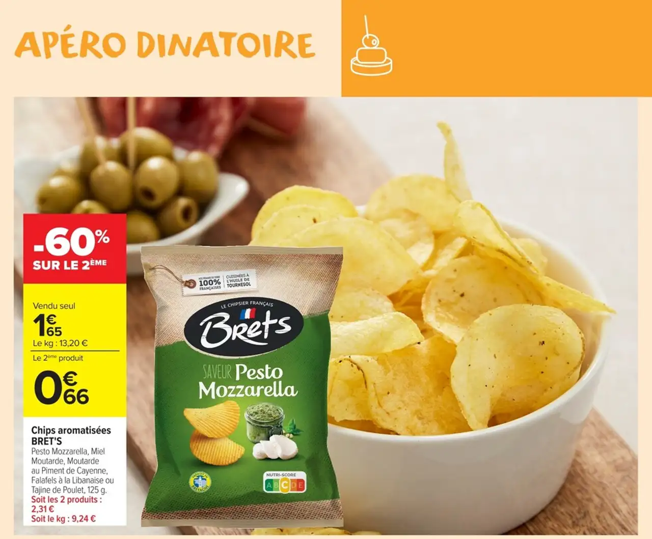 Chips aromatisées BRET'S