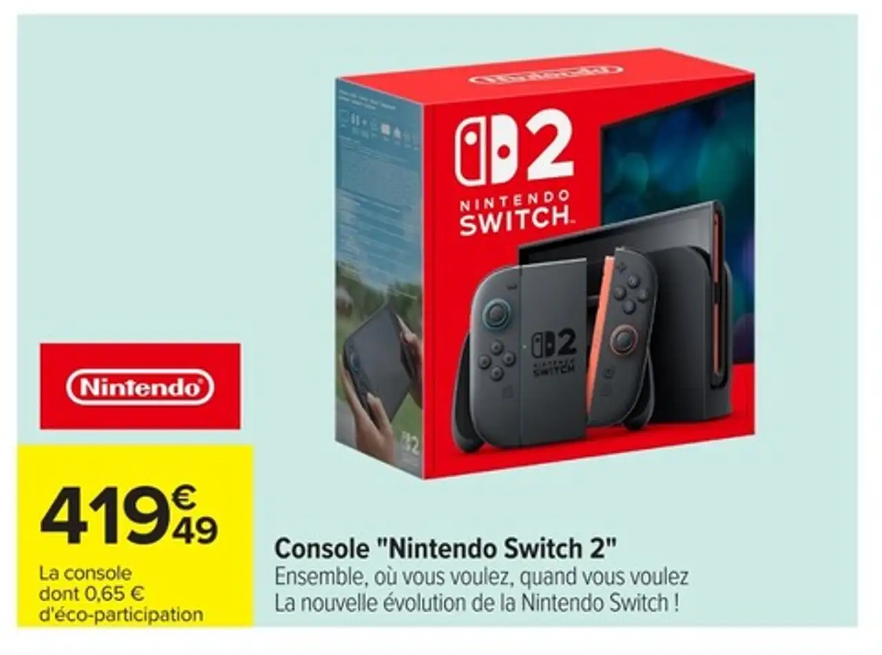 Console "Nintendo Switch 2"