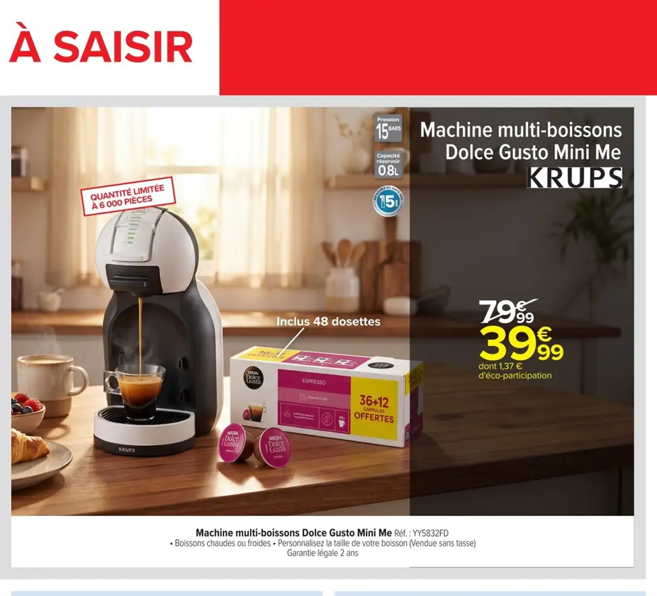 Machine multi-boissons Dolce Gusto Mini Me KRUPS