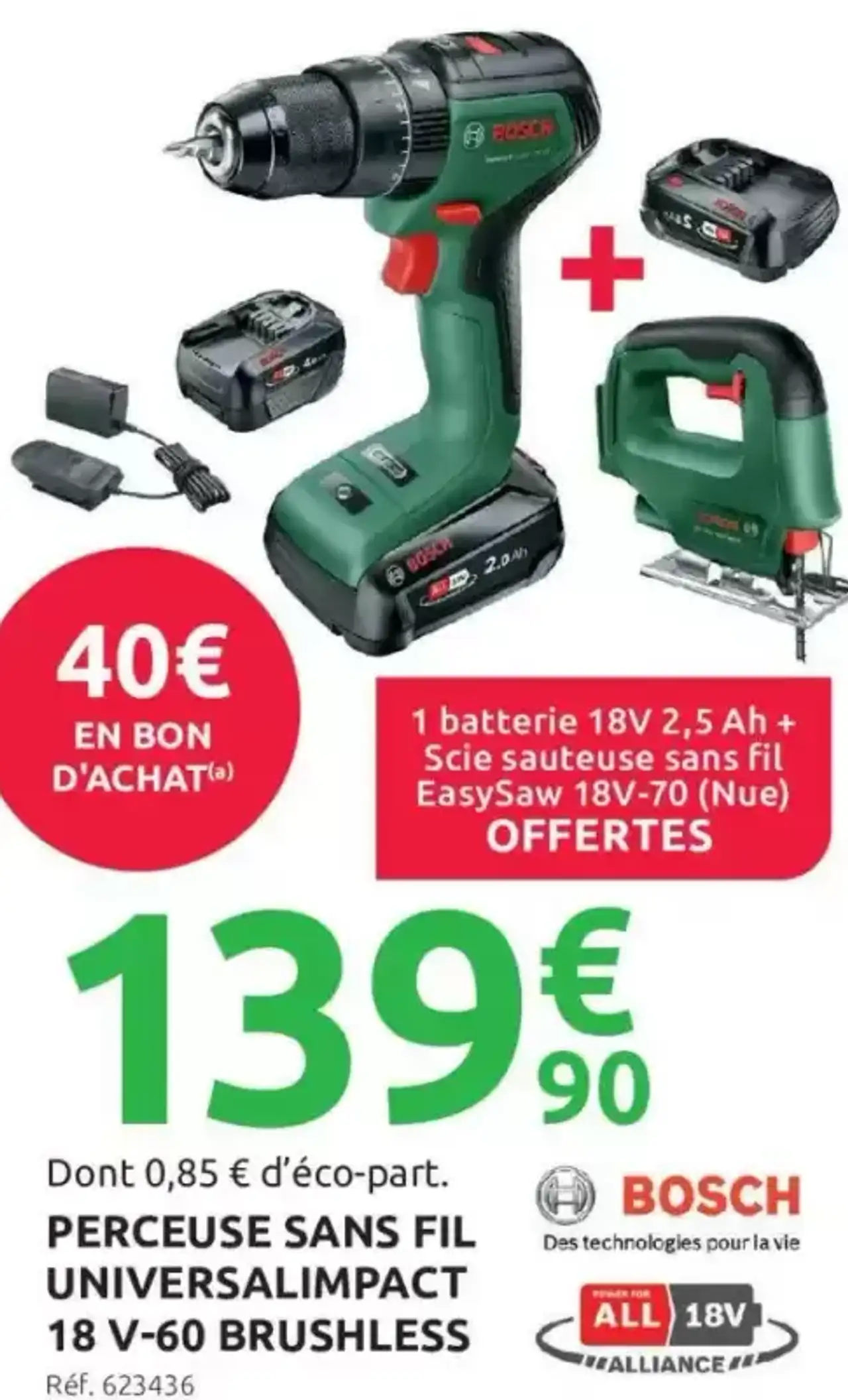 PERCEUSE SANS FIL UNIVERSALIMPACT 18 V-60 BRUSHLESS