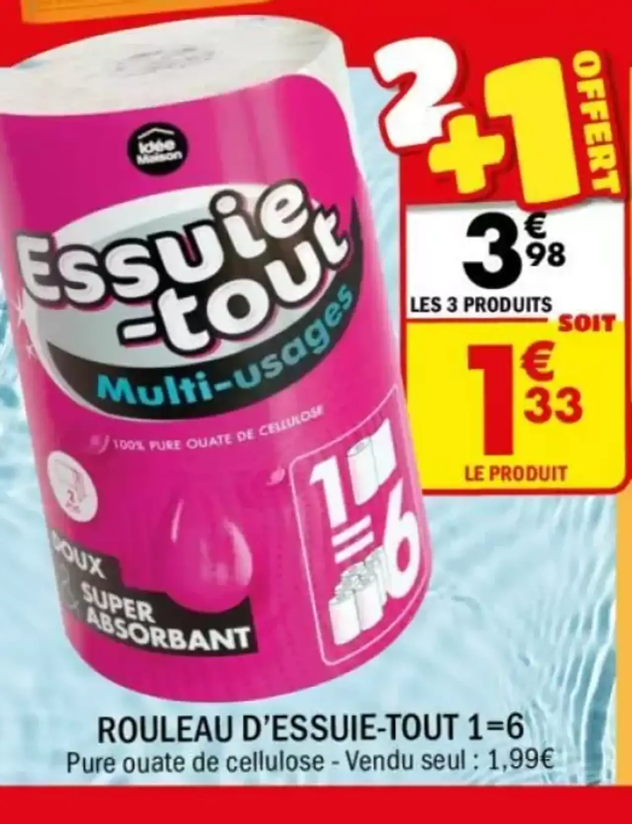 ROULEAU D'ESSUIE-TOUT 1=6