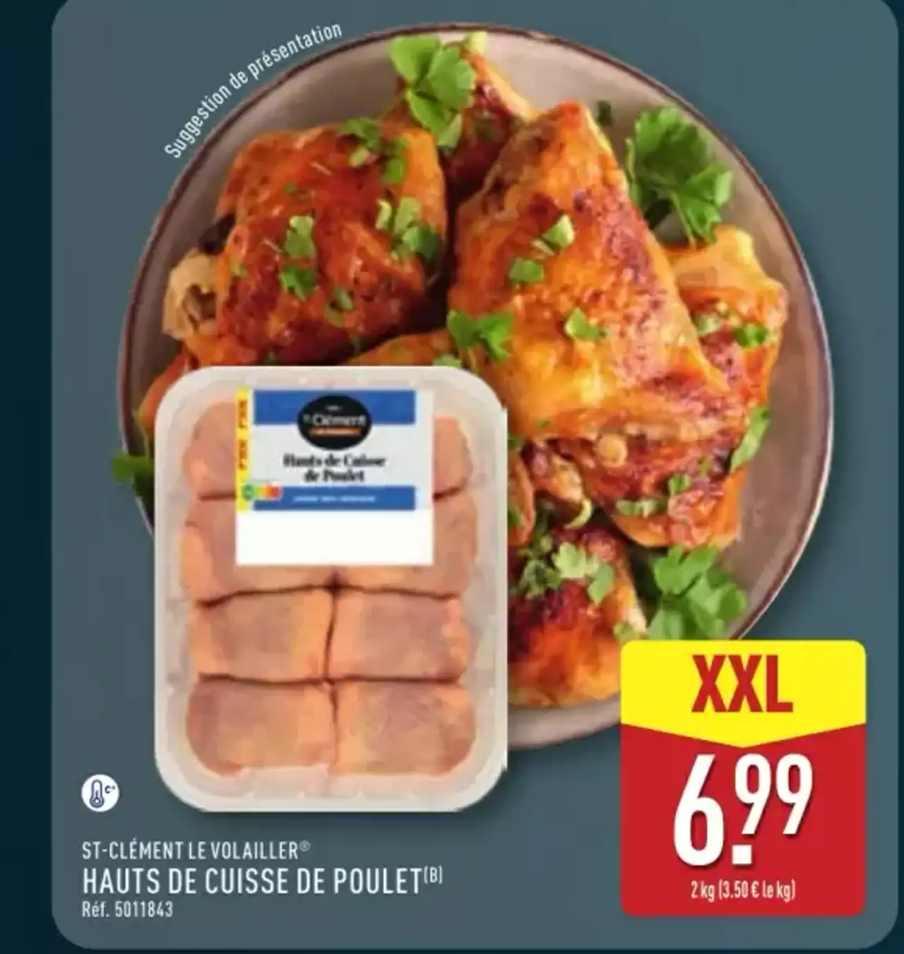 ST-CLÉMENT LE VOLAILLER® HAUTS DE CUISSE DE POULET