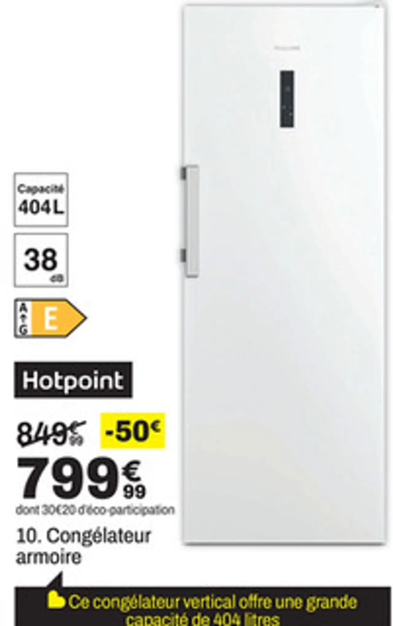Hotpoint Congélateur armoire HPAFF6403W4E