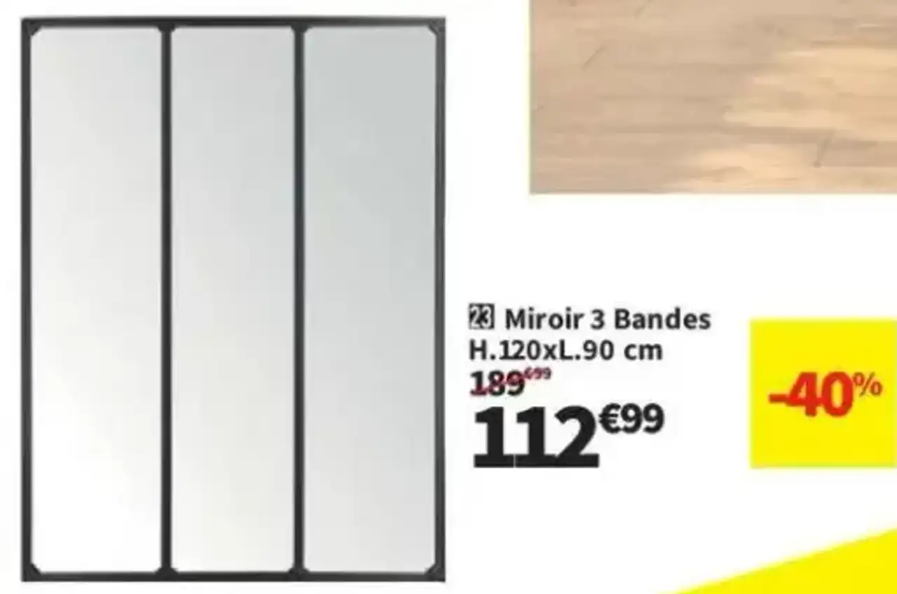 Miroir 3 Bandes