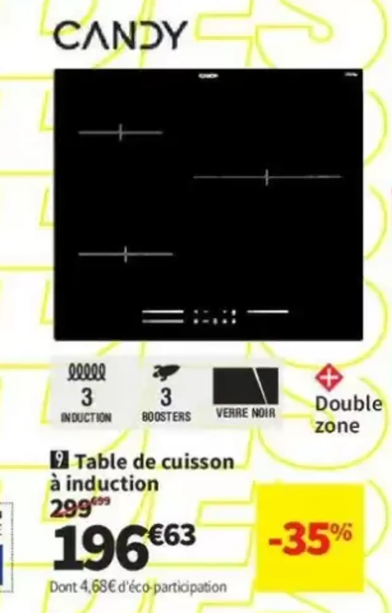 Table de cuisson à induction Candy CI633MCBB