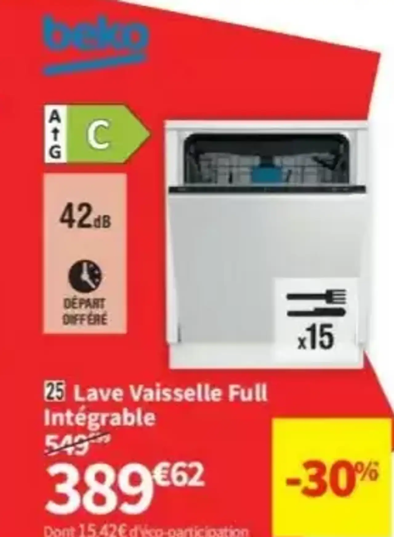 Beko Lave Vaisselle Full Intégrable