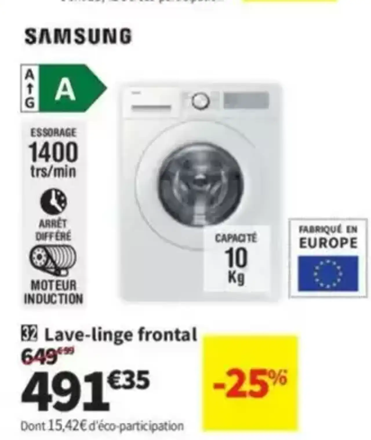 Samsung Lave-linge frontal
