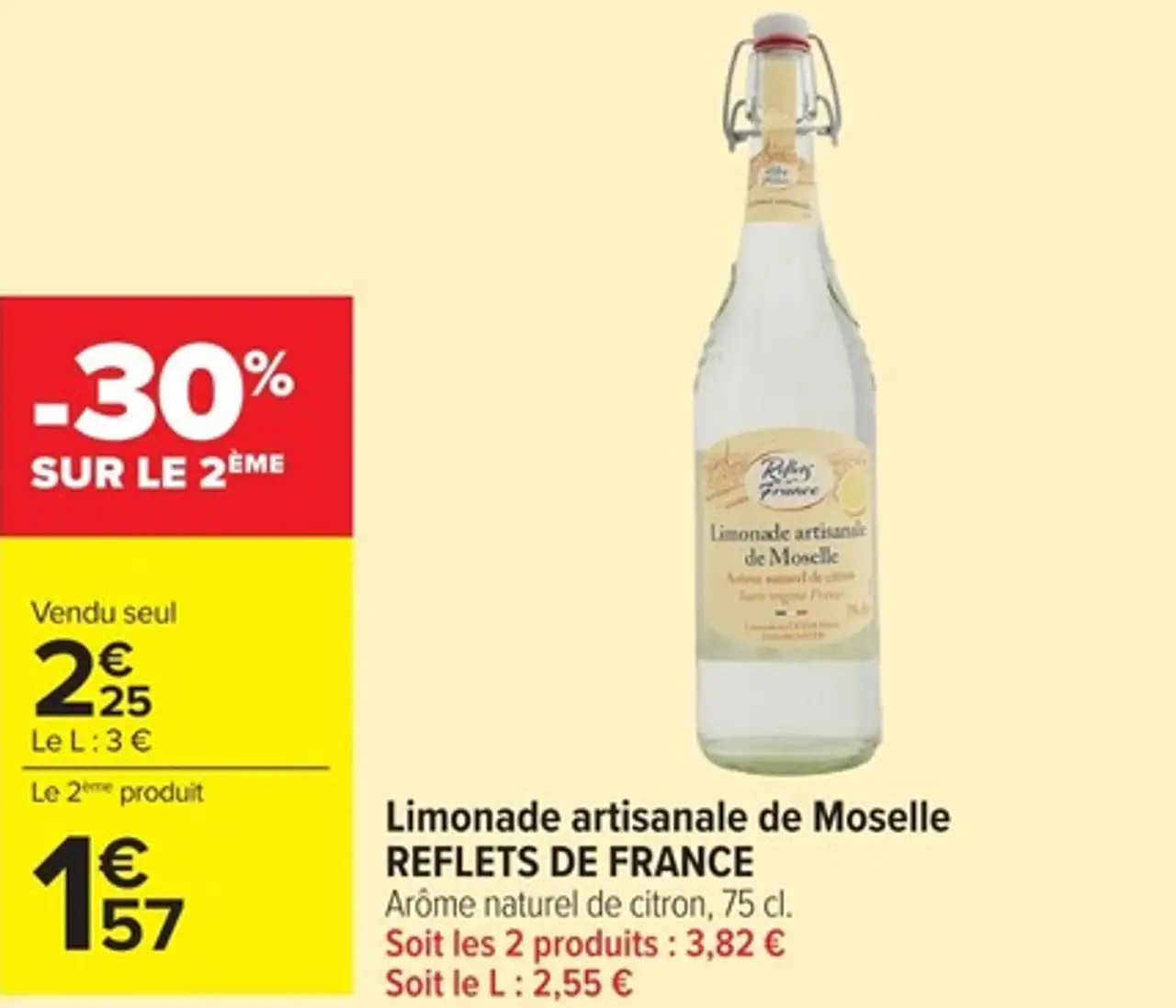 Limonade artisanale de Moselle REFLETS DE FRANCE