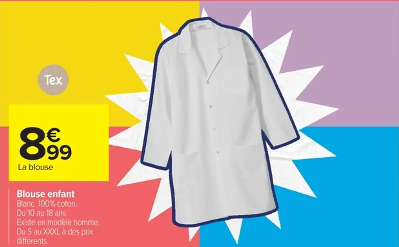Blouse enfant Tex