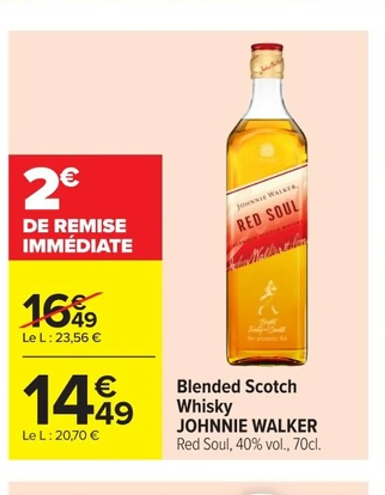Blended Scotch Whisky JOHNNIE WALKER Red Soul