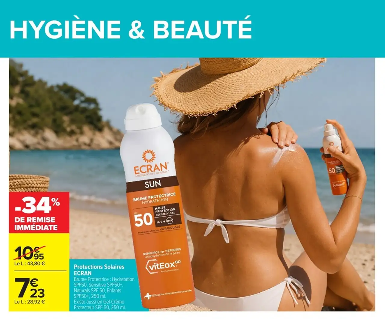 Protections Solaires ECRAN Brume Protectrice