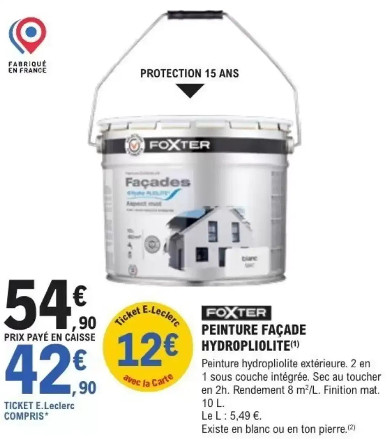 Foxter Peinture Façade Hydropliolite