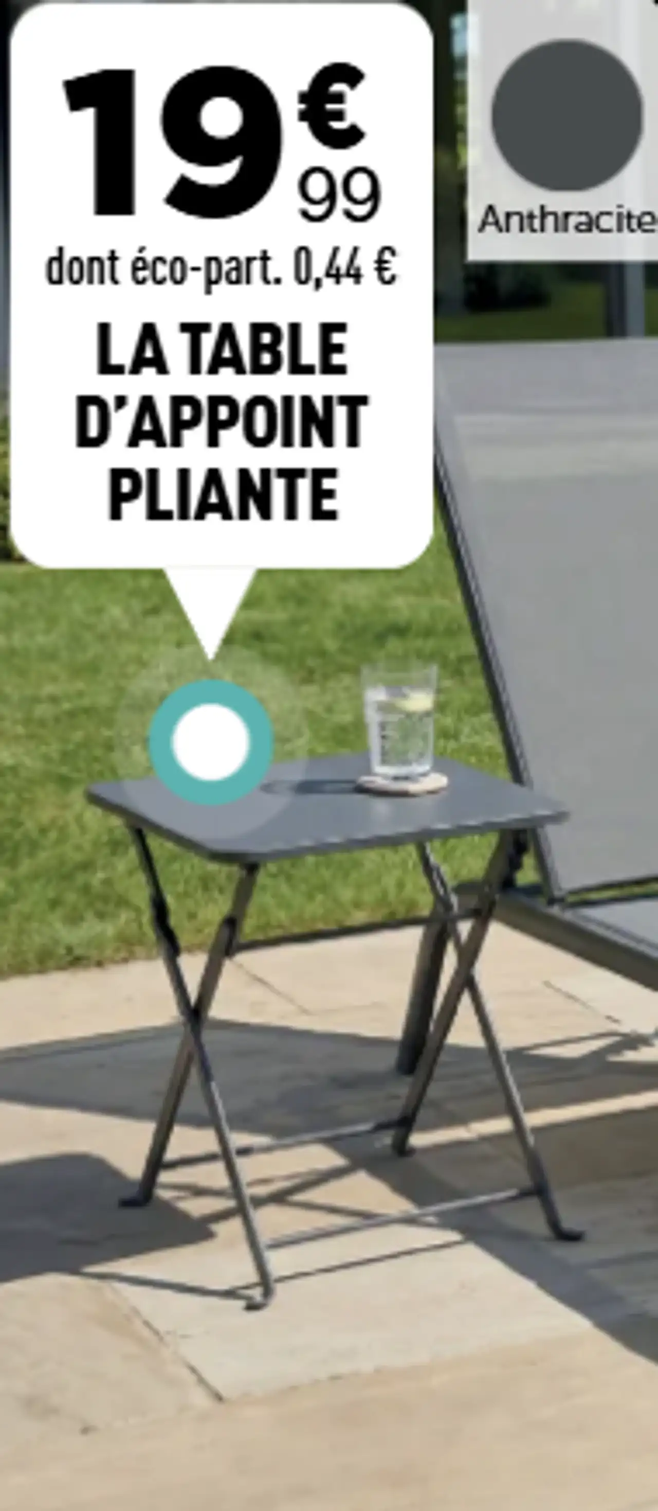 La table d'appoint pliante