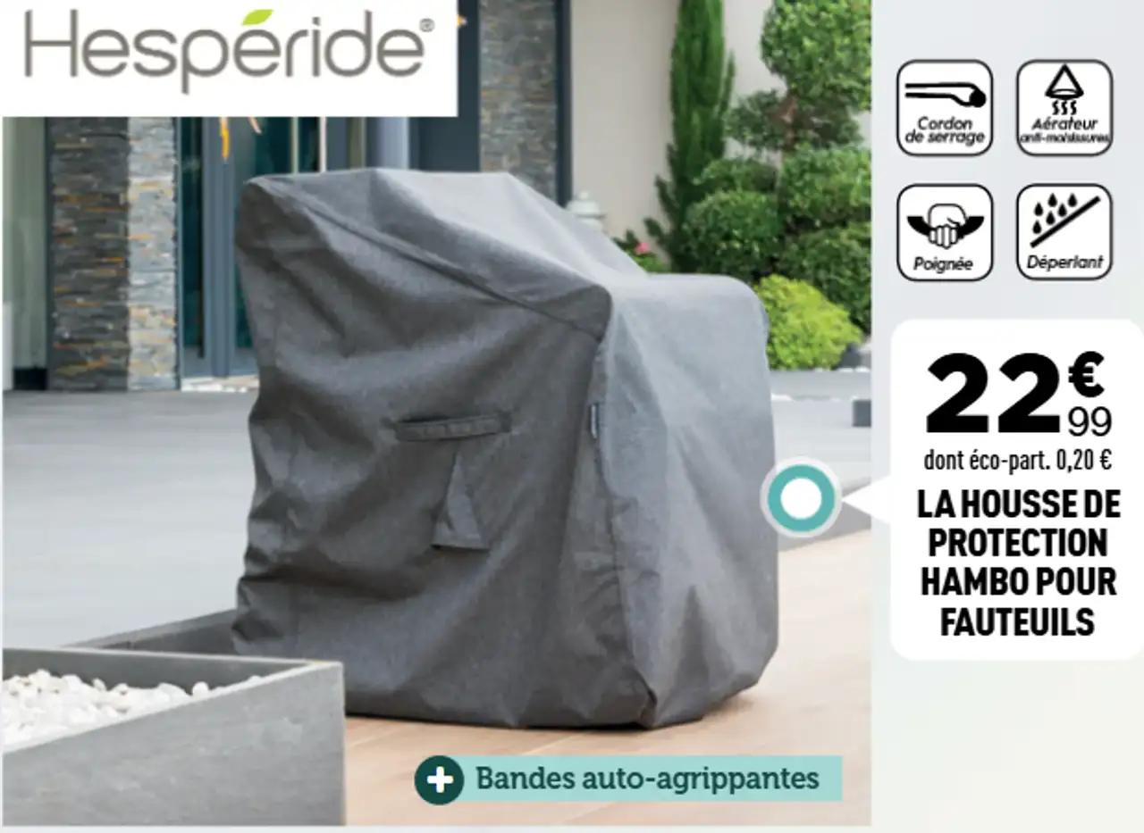 Hespéride LA HOUSSE DE PROTECTION HAMBO POUR FAUTEUILS