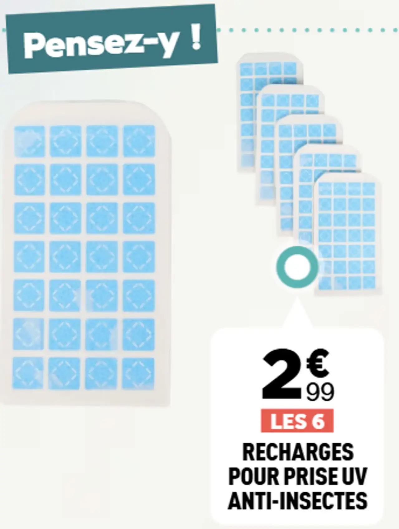 Recharges pour prise UV anti-insectes