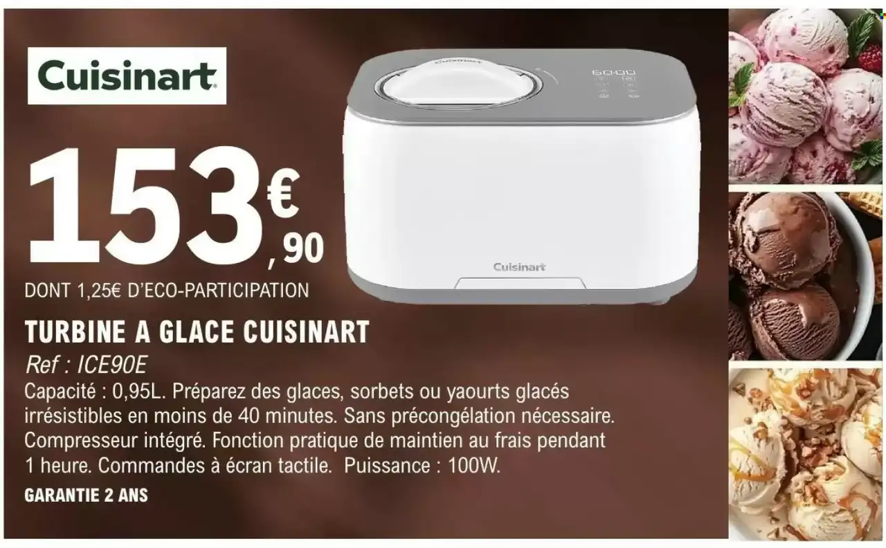 TURBINE A GLACE CUISINART