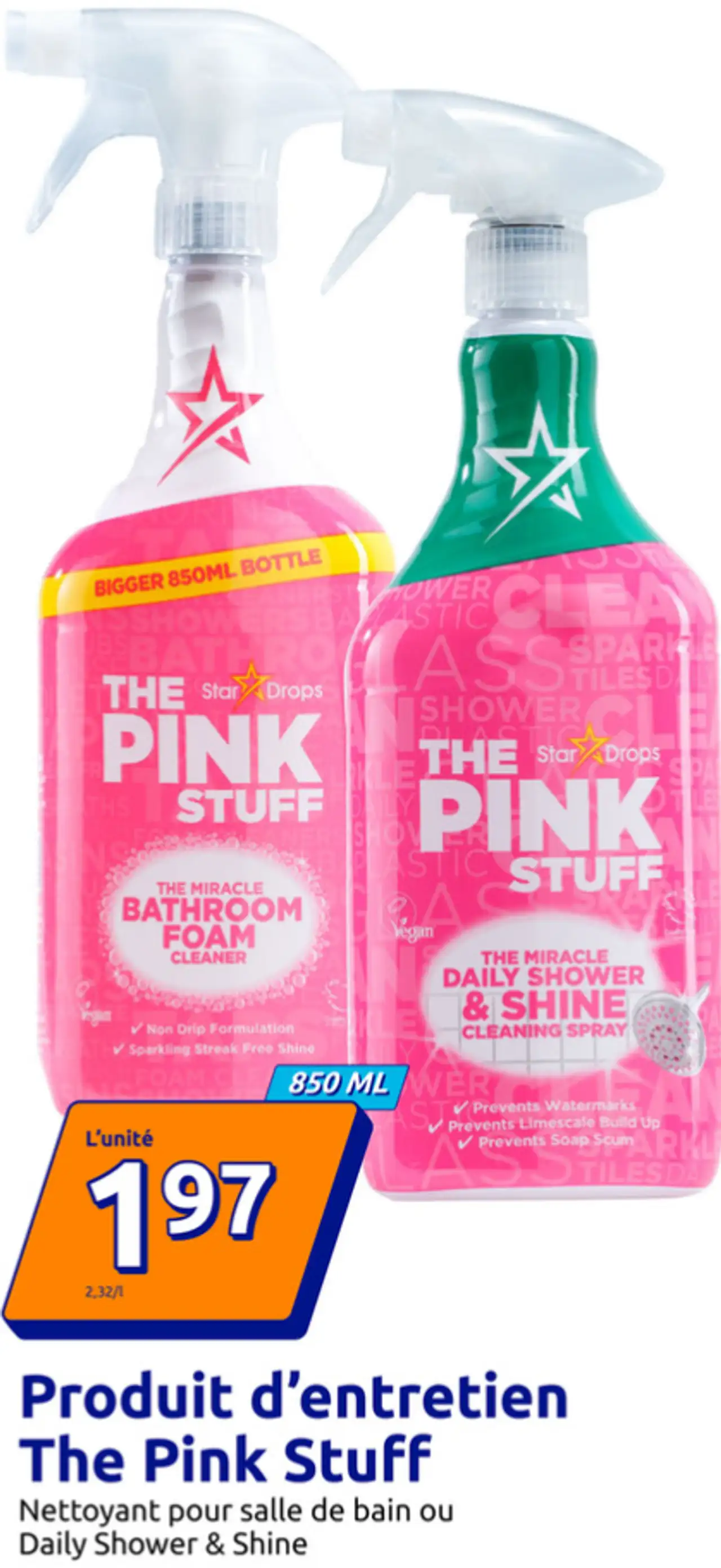 Produit d'entretien The Pink Stuff
